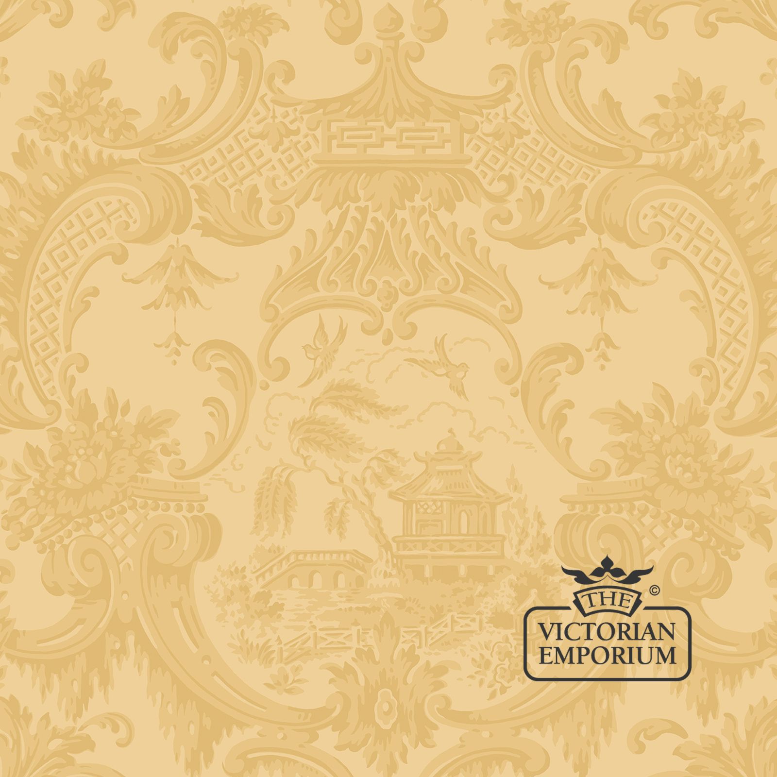 Chippendale Wallpaper In Choice Of Colours