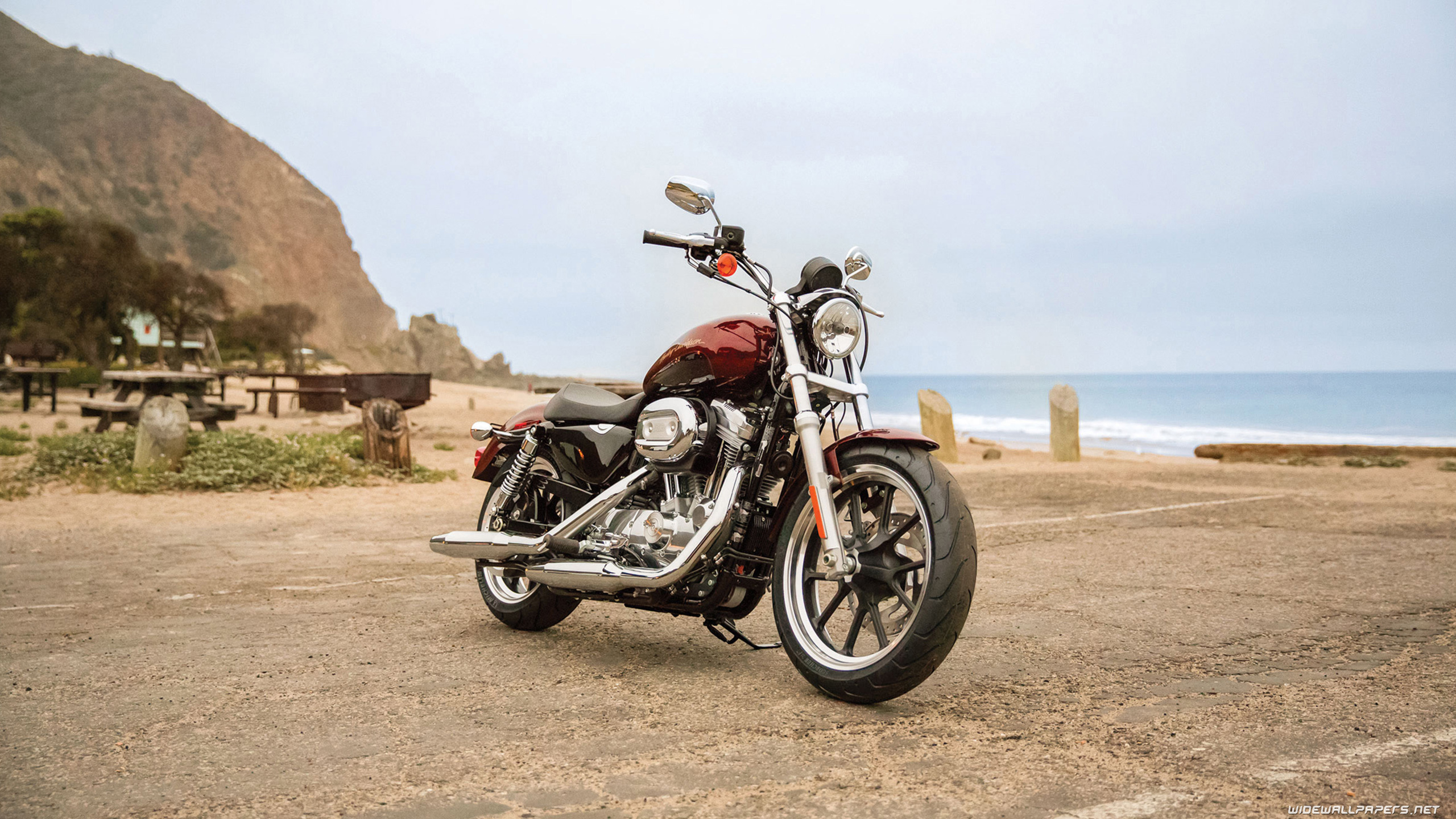 Harley Davidson Sportster Motorcycle Desktop Wallpaper 4k