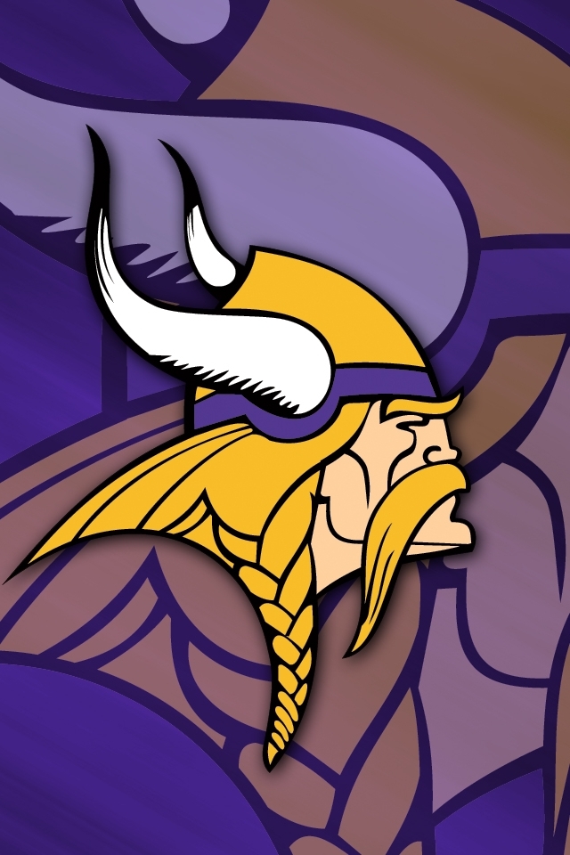 Minnesota Vikings Logo iPhone 4s Wallpaper