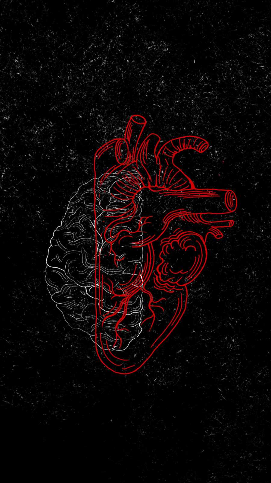Heart Vs Brain Wallpaper iPhone