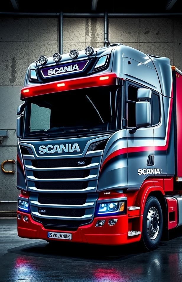 Scania V8 Logo Wallpaper