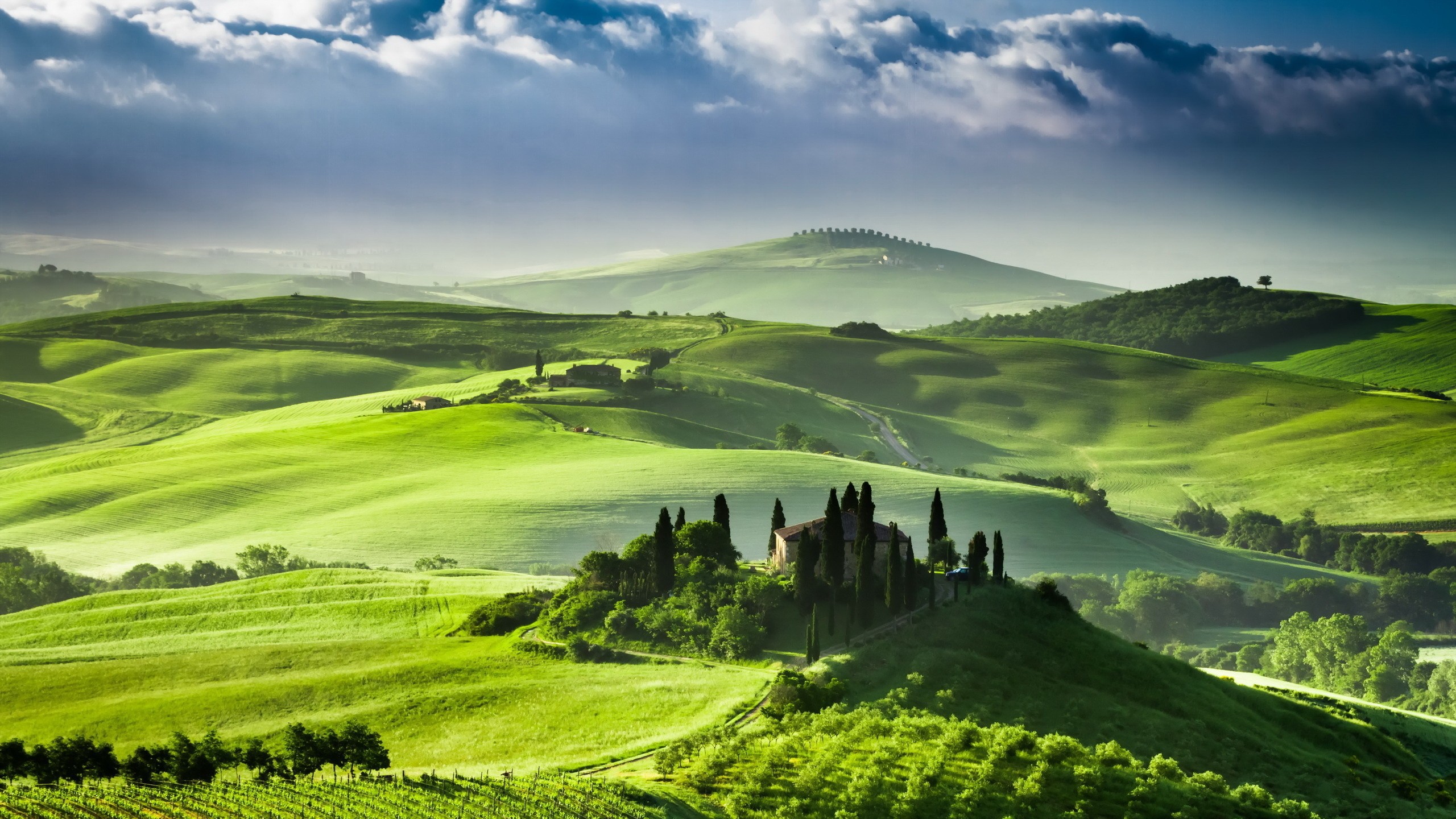 Green Landscape Italy Wallpaper And Image Pictures