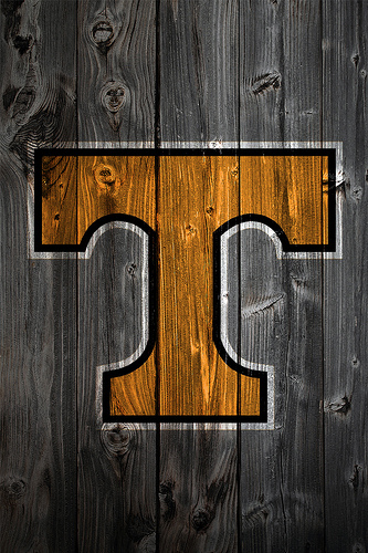 Tennessee Volunteers Wood iPhone Background Photo Sharing