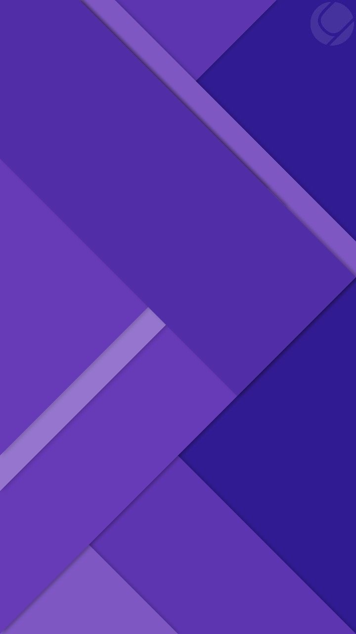 Purple And Blue Geometric Wallpaper With Image