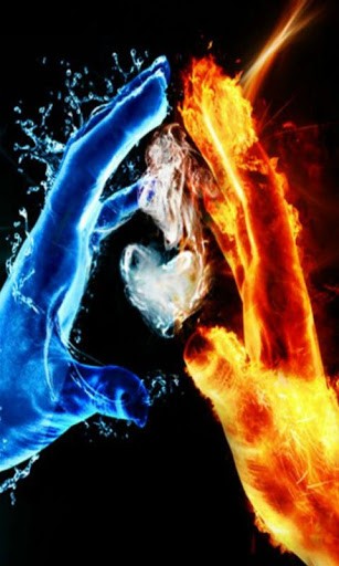 Water Fire Love HD Wallpaper App For Android