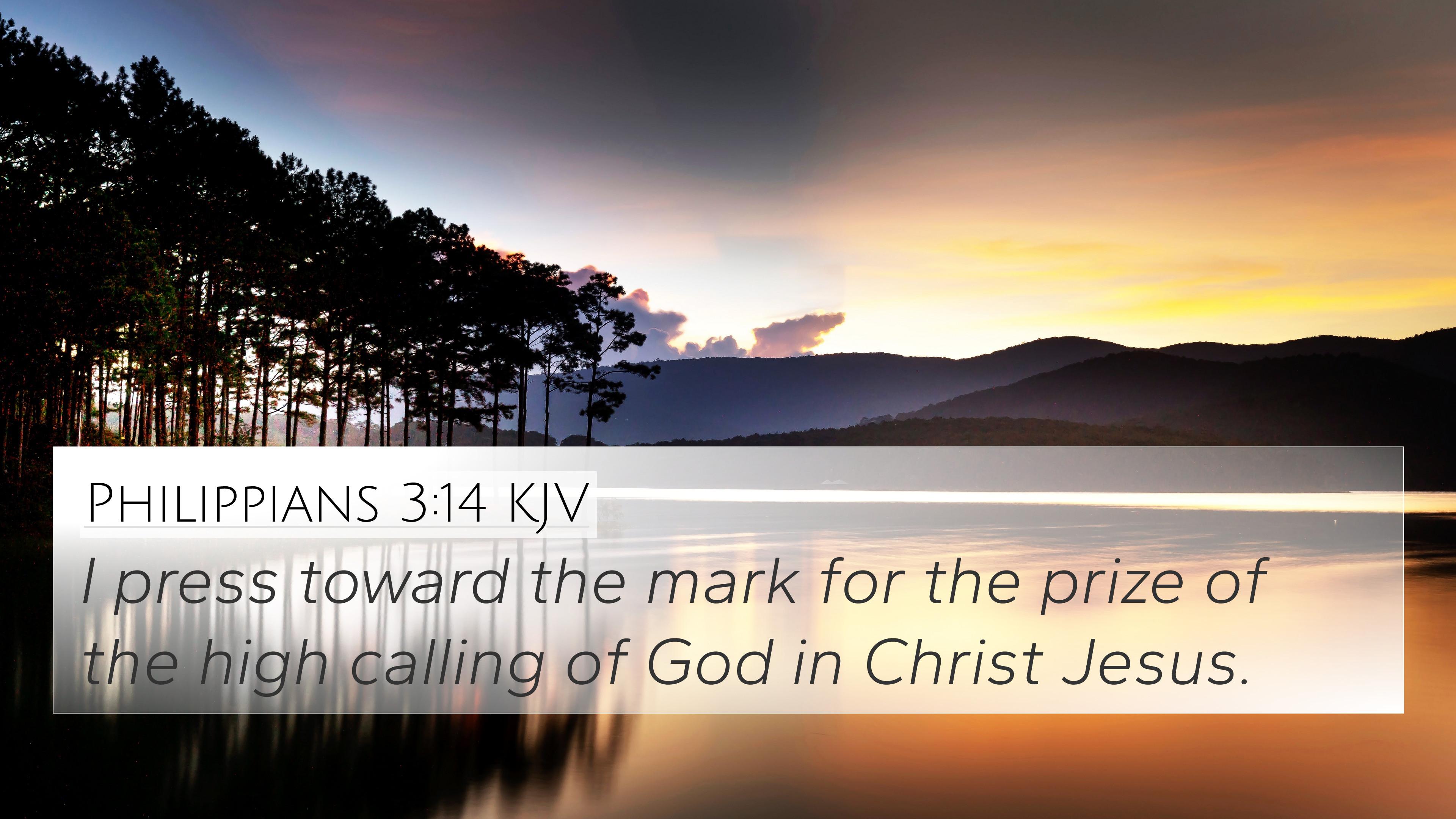 Philippians Kjv 4k Wallpaper I Press Toward The Mark For