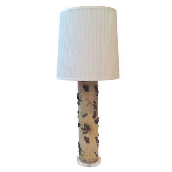 Antique Wallpaper Roller Lamp Acryllic Base Chairish
