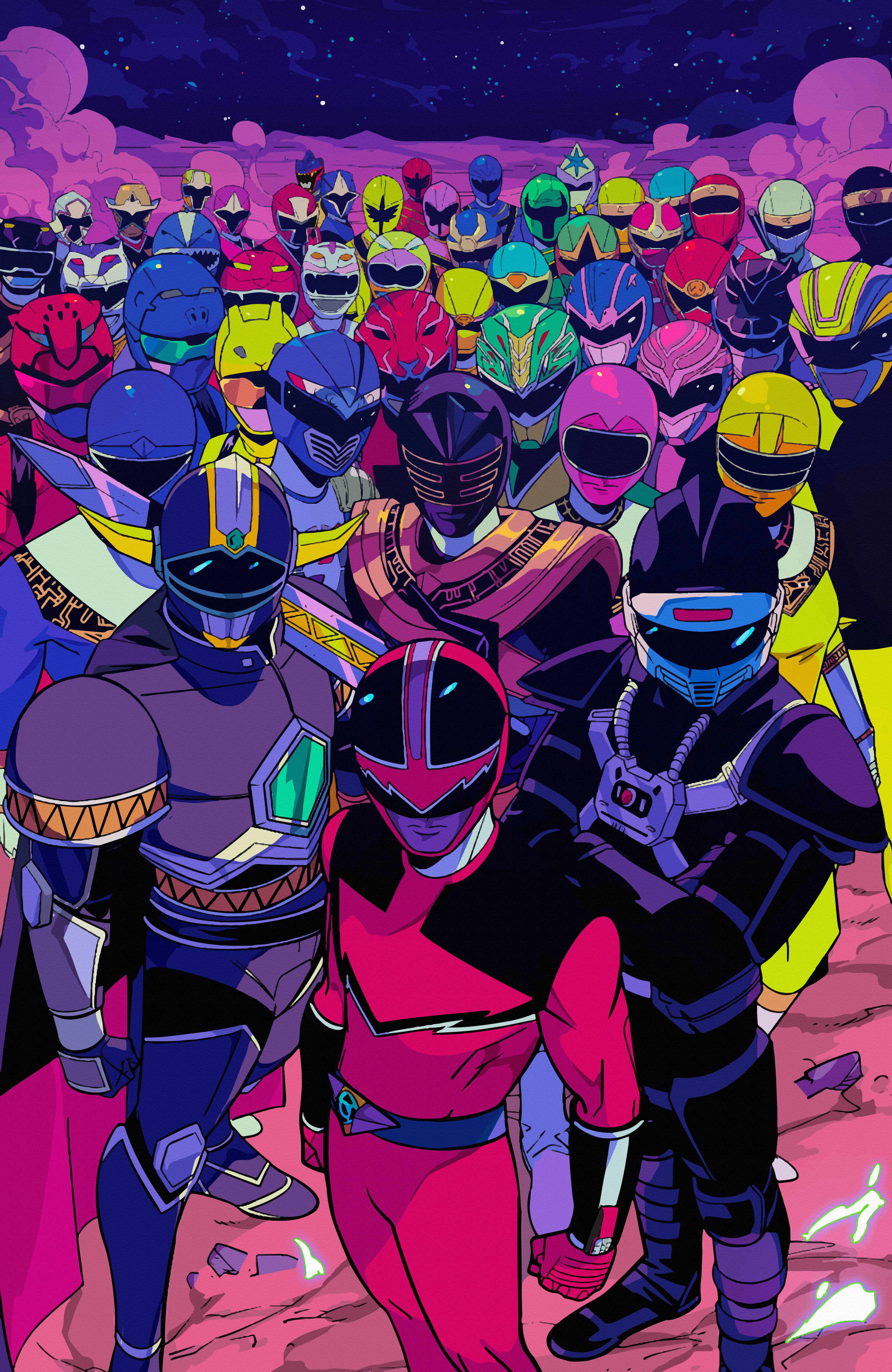 4k Wallpaper Mighty Morphin Power Rangers By Kyle Higgins And