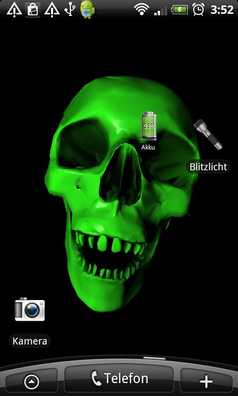 Skull 3d Wallpaper Screenshot