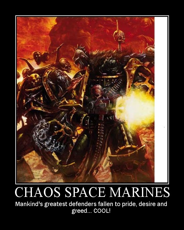 Chaos Space Marines by Jamstar501st on