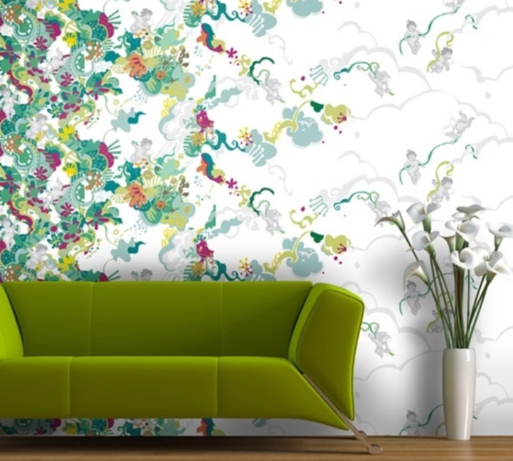 Ideas Wall Decor Design with 3D Wallpaper   nijihomedesign 743x669