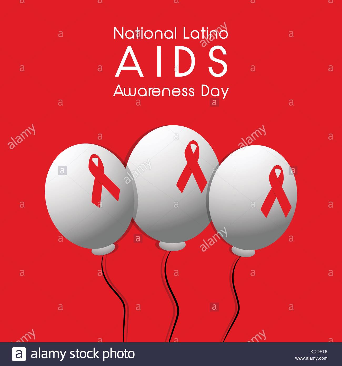 Illustration Of National Latino Aids Awareness Day Background