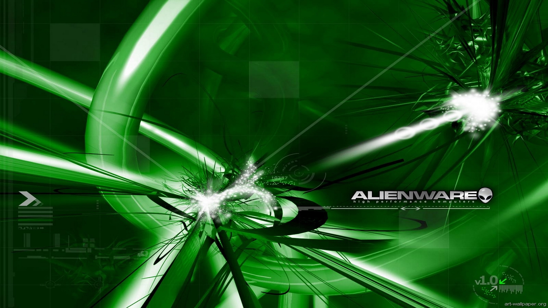 Alienware Wallpaper Green