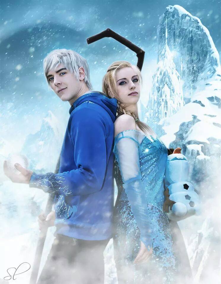 Elsa x Jack Frost by JuliaJamescosplay94 on