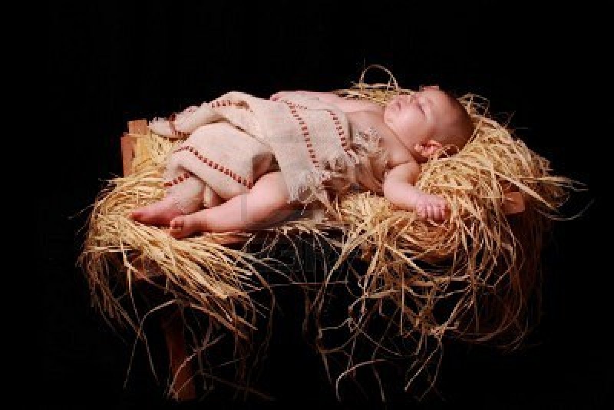 Baby Jesus Beautiful Photos In Manger