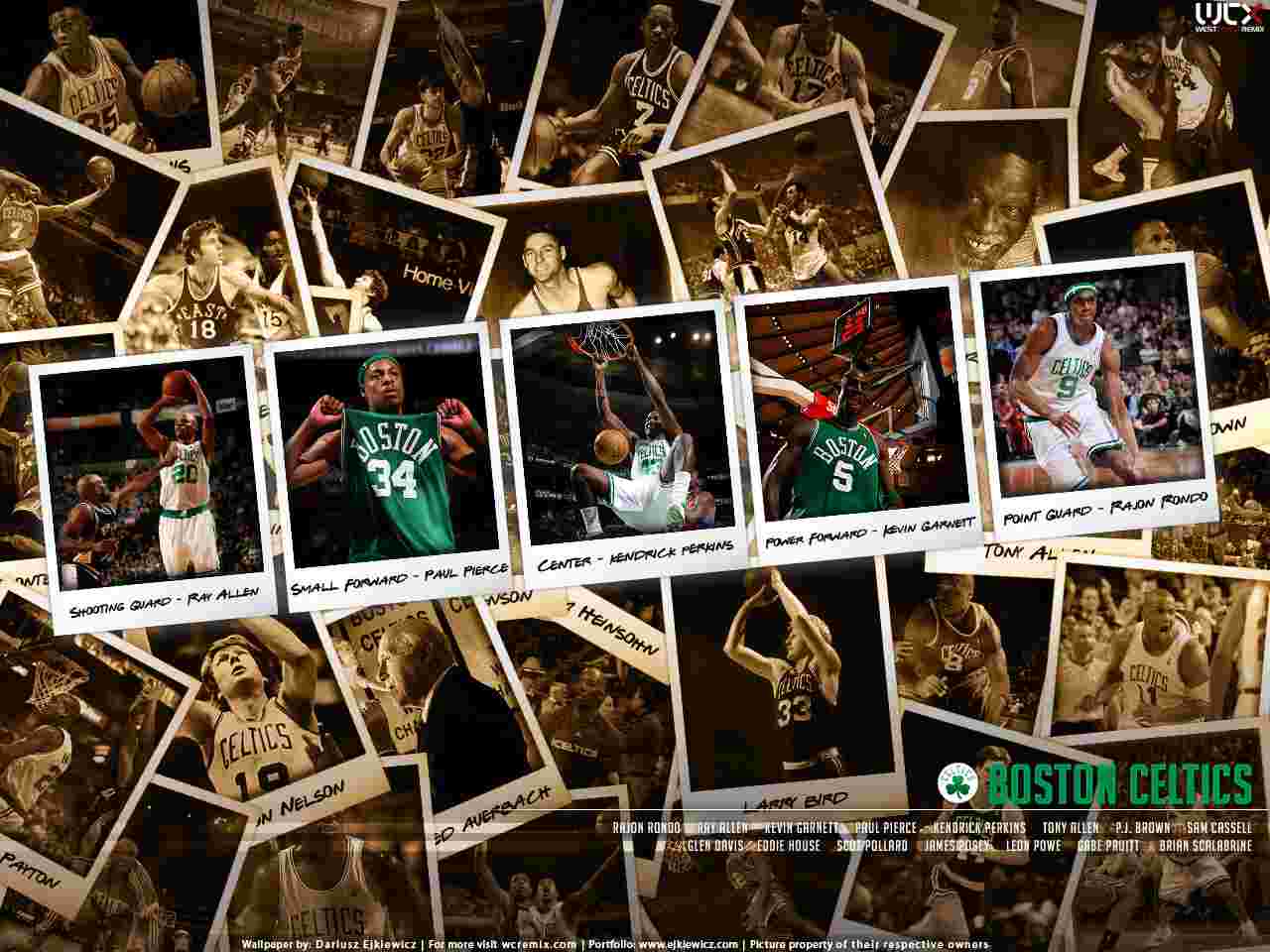 Boston Celtics Polaroid