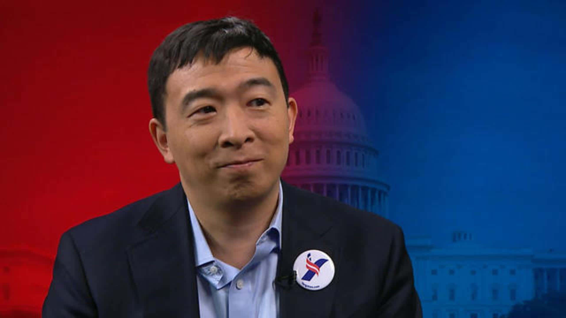 Andrew Yang For Democracy Wallpaper