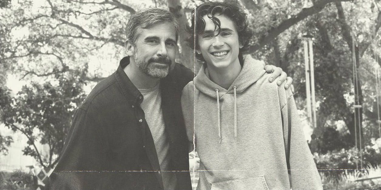 Beautiful Boy Poster With Carell And Chalamet Nkpr Pr Agency