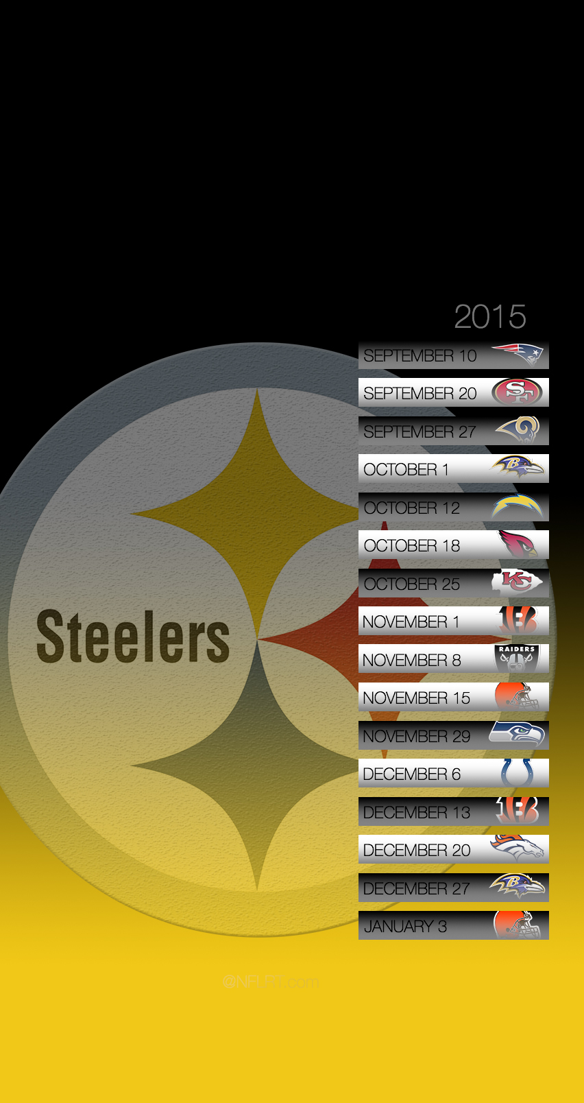 Nfl Schedule Wallpaper Of Nflrt