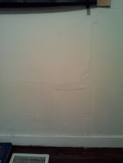 Start Over With A Brand New Room But The Peeling Painted Wallpaper