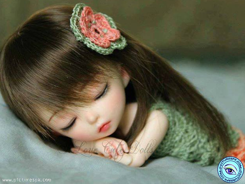 Cute Doll Sleeping Picture Wallpaper In Resolution