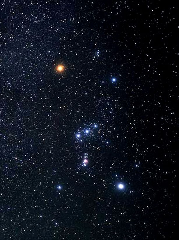 Orion Constellation Rigel Betelgeuse Bellatrix Saiph The