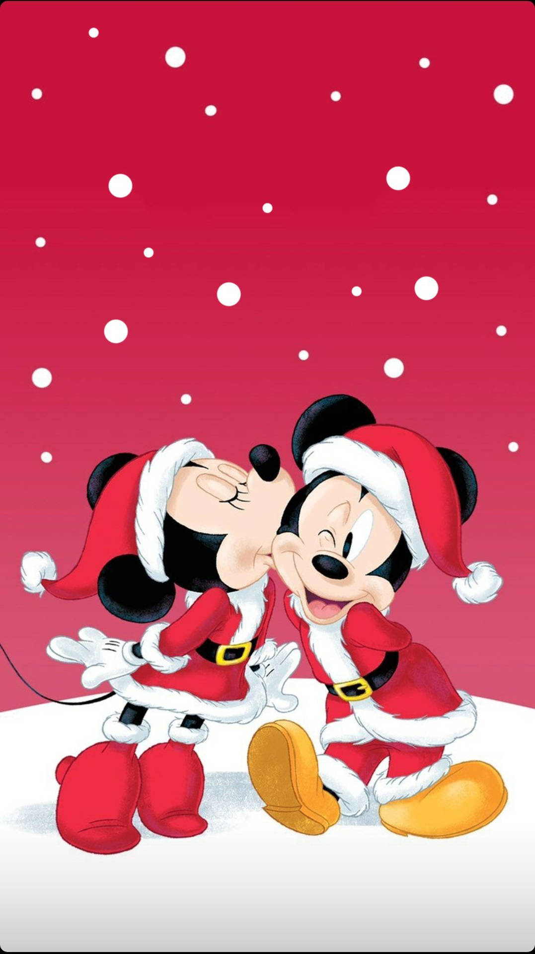 Disney Christmas iPhone Wallpaper