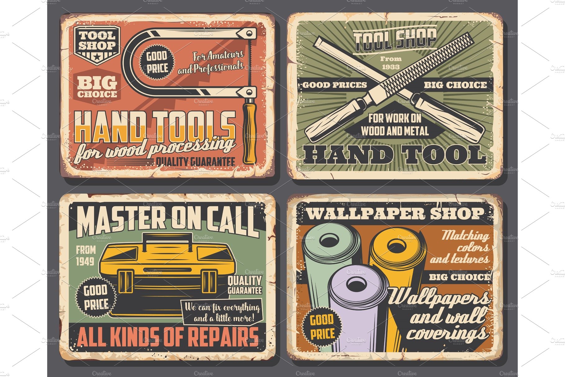 Tools Toolbox Rasp File Wallpaper Illustrations Creative Market