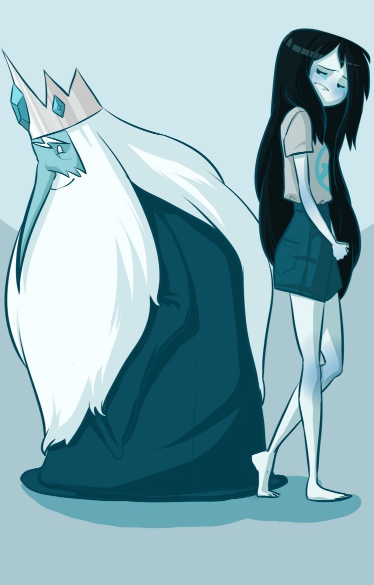 Marceline The Vampire Queen Ice King Cartoon Adventure Time