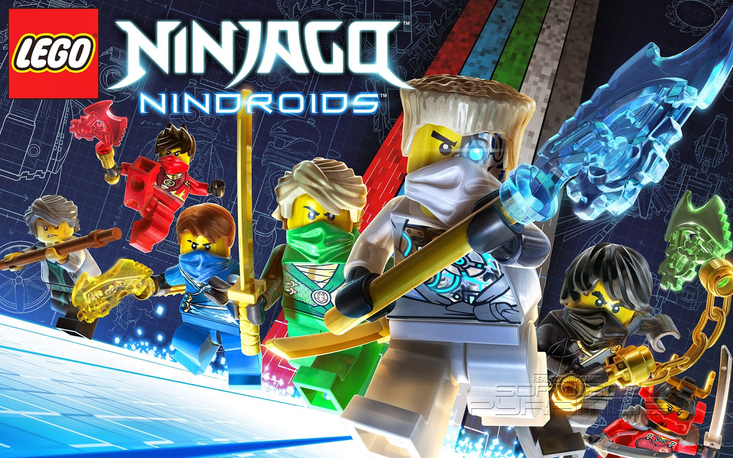 LEGO Ninjago Nindroids N3DS Software Pyramide 2560x1600