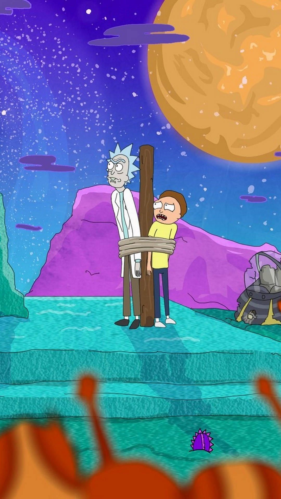 Rick And Morty iPhone Wallpaper