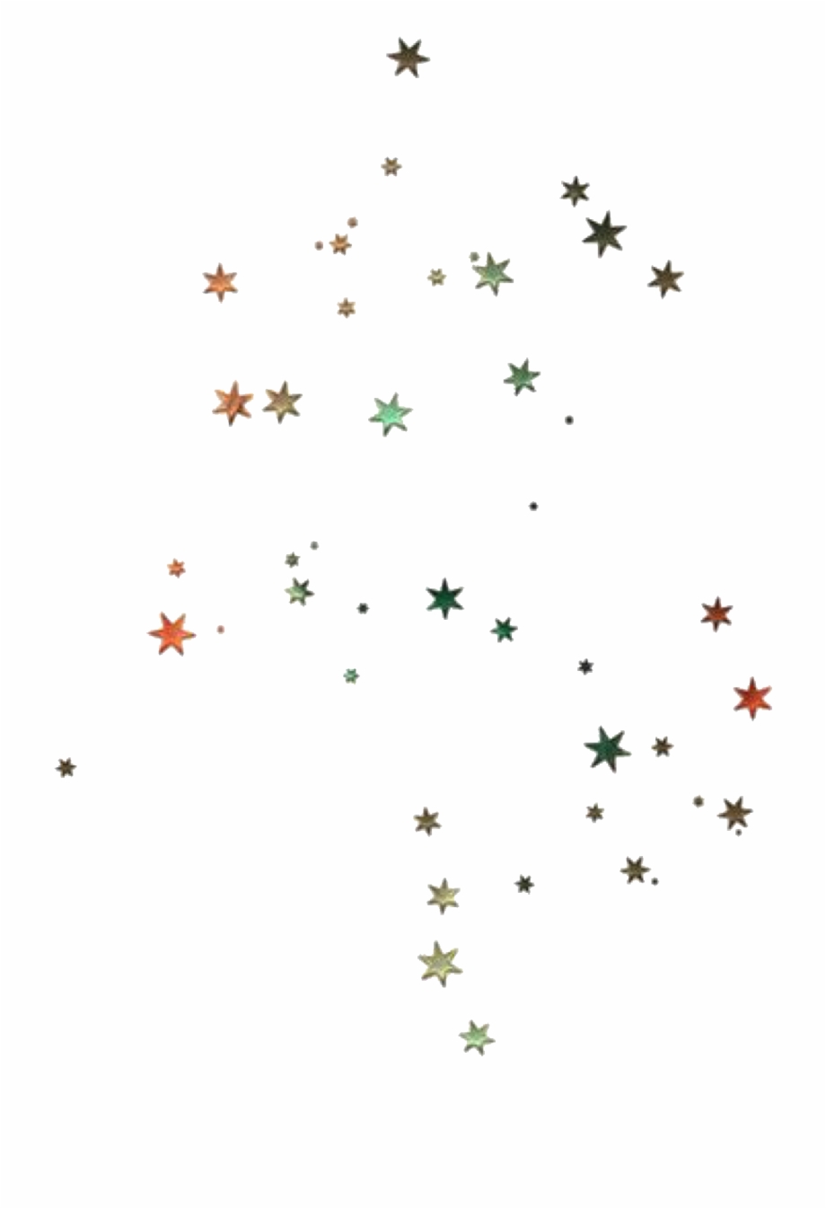 Sticker Stars Scatter Scattered Glitter Aesthetic