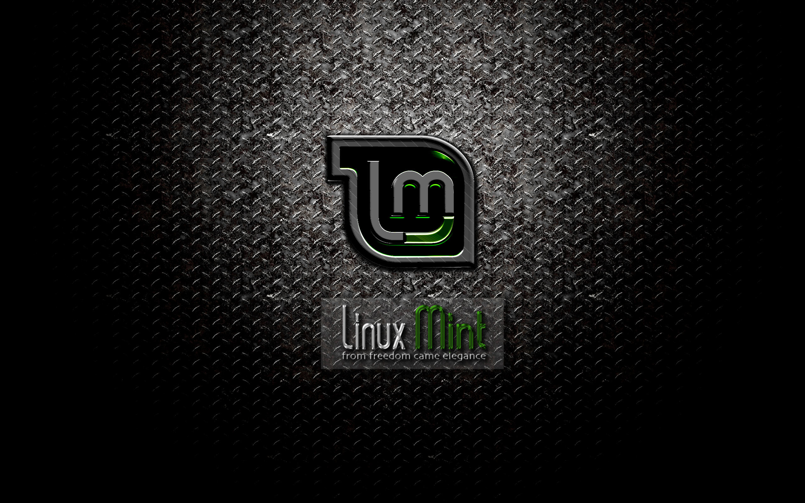 Linux Mint Forums View topic   Dark Metal Mint   New Wallpapers