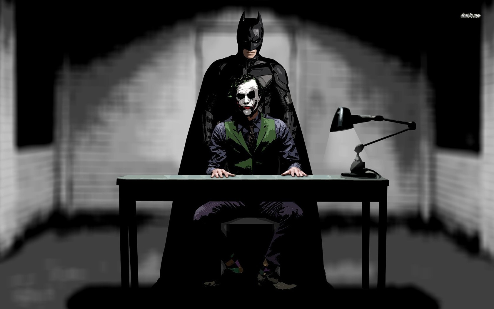 Joker And Batman The Dark Knight Rises Movie Wallpaper