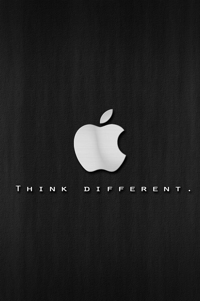 Think Different Simply Beautiful iPhone Wallpaper