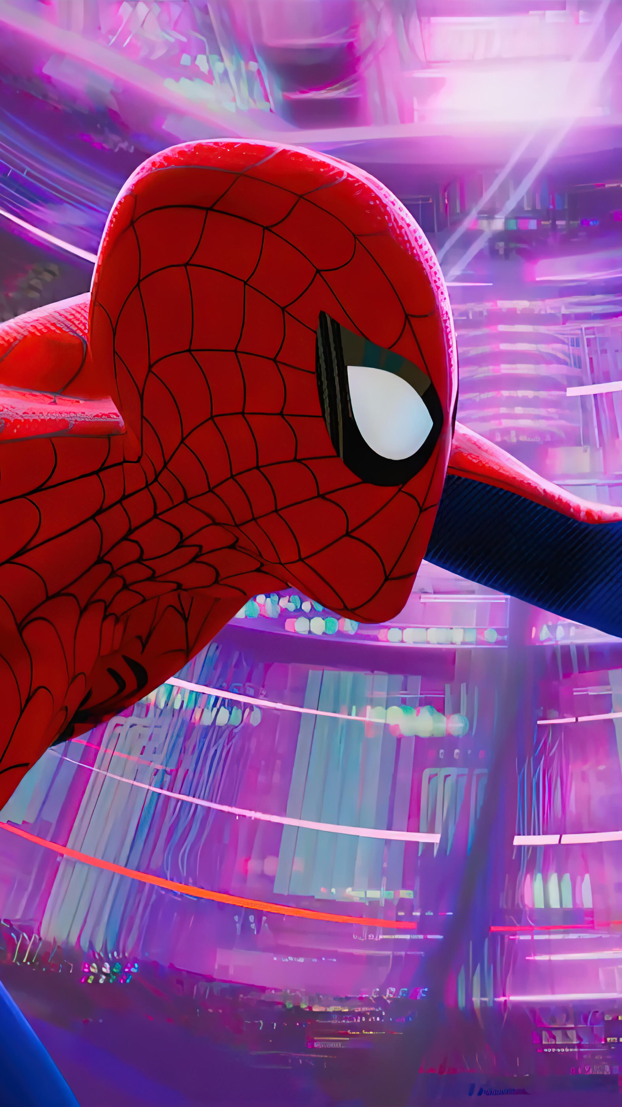 Peter Parker Miles Morales Spider Man Across The Verse 4k