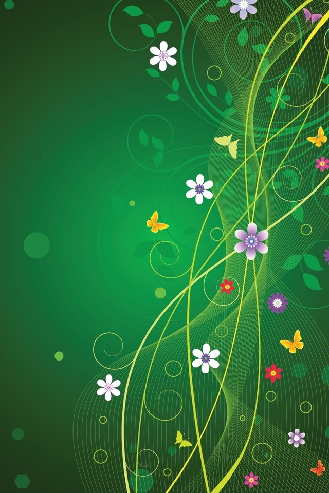 Spring Background iPhone HD Wallpaper