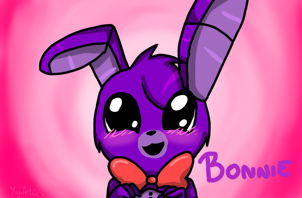 Bonnie The Bunny Kawaii By Yiyiart025