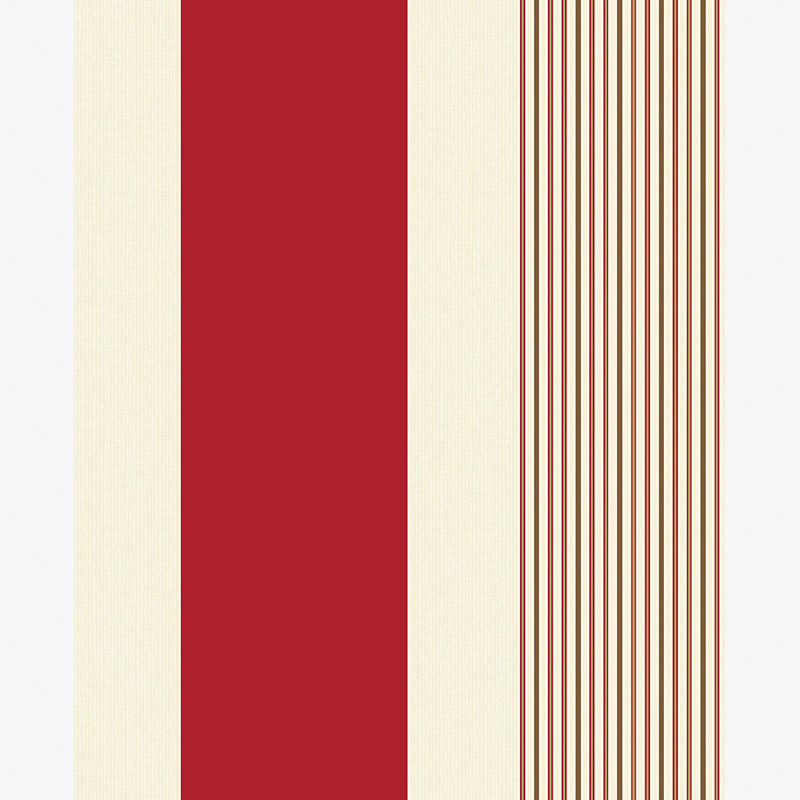 Red Striped Wallpaper Grasscloth