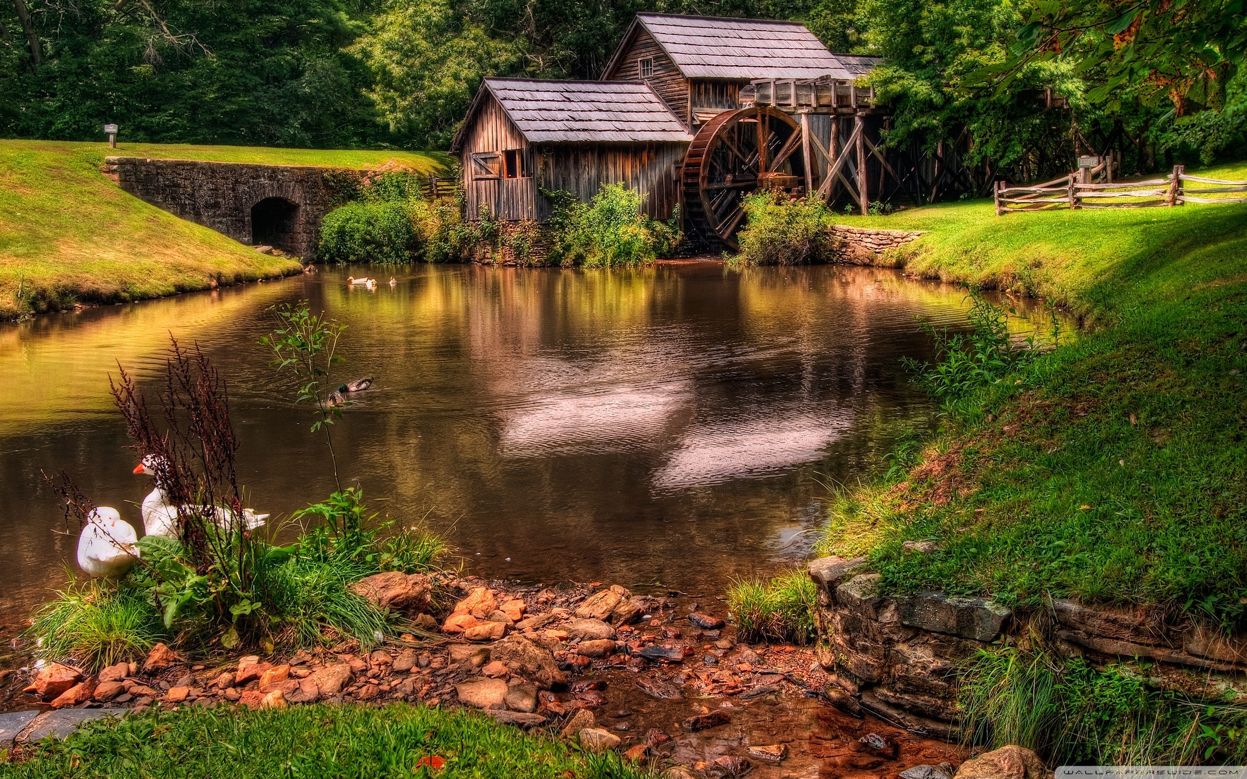 Watermill Ultra HD Desktop Background Wallpaper For 4k UHD Tv