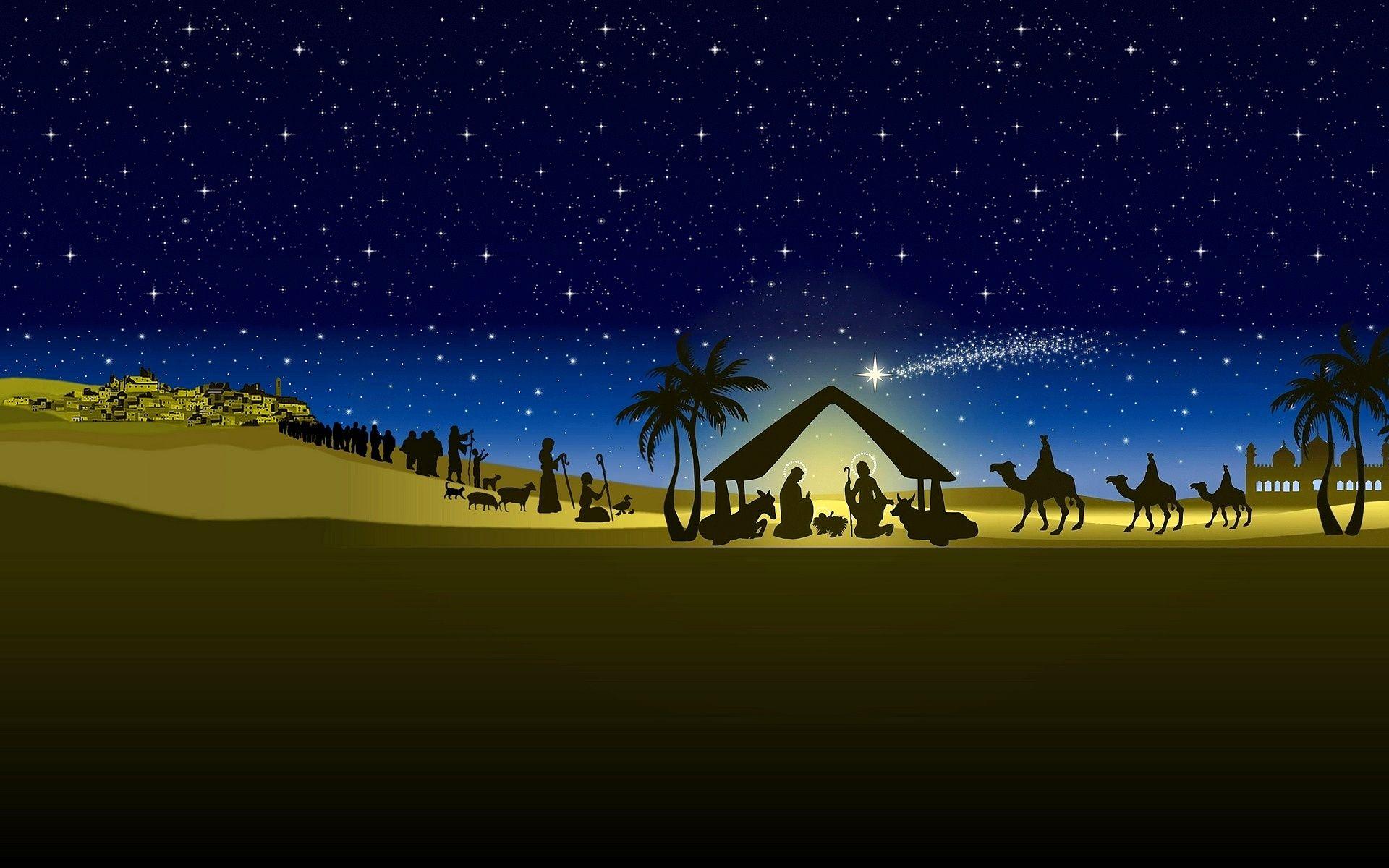 77+] Free Christmas Nativity Wallpaper - WallpaperSafari