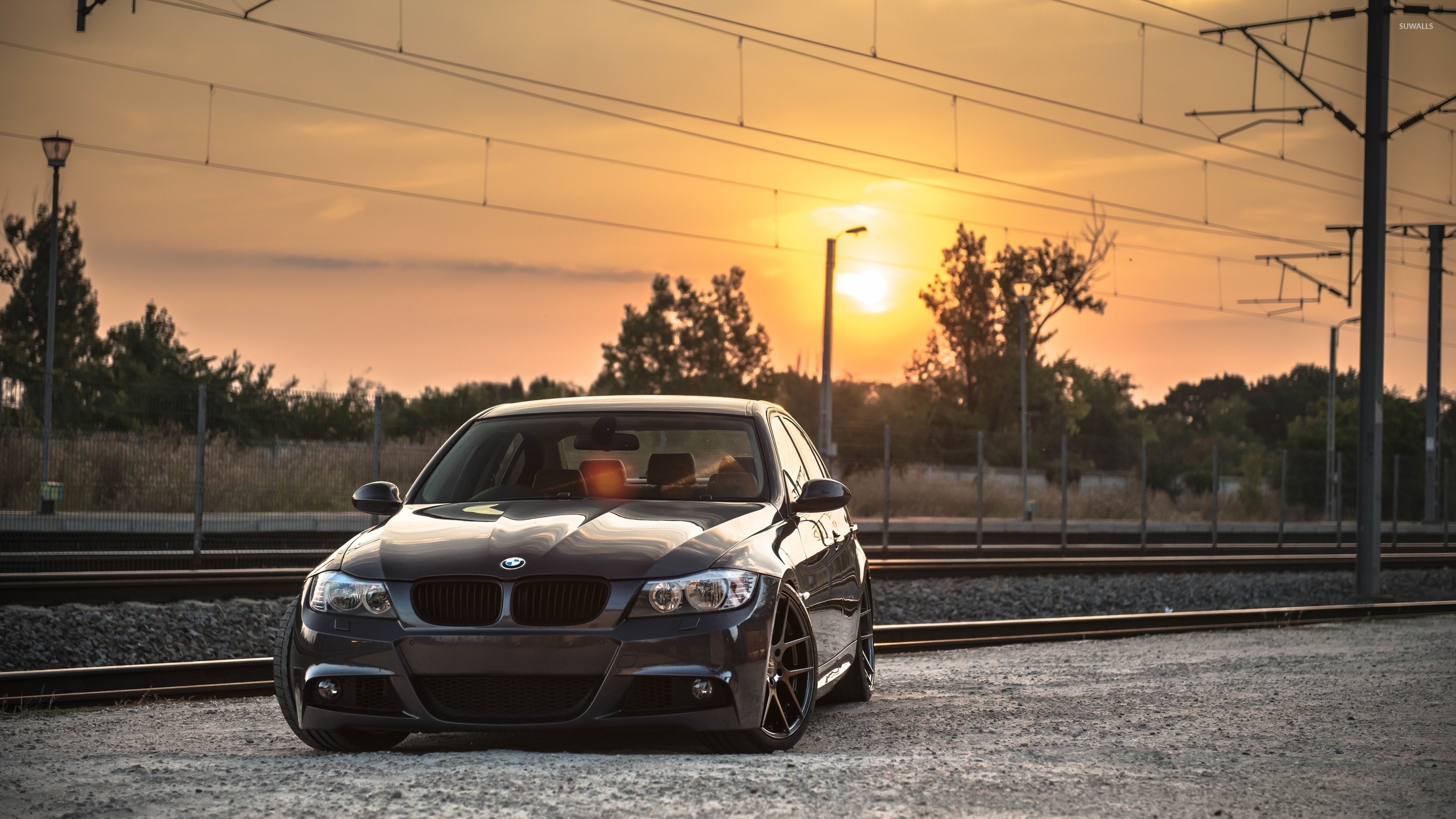 Black BMW 4 Series at sunset wallpaper   Car wallpapers   53191