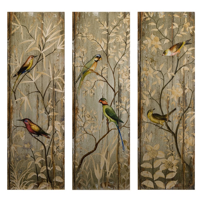 Chinoiserie painted bird panels Chinoiserie Pinterest 700x700