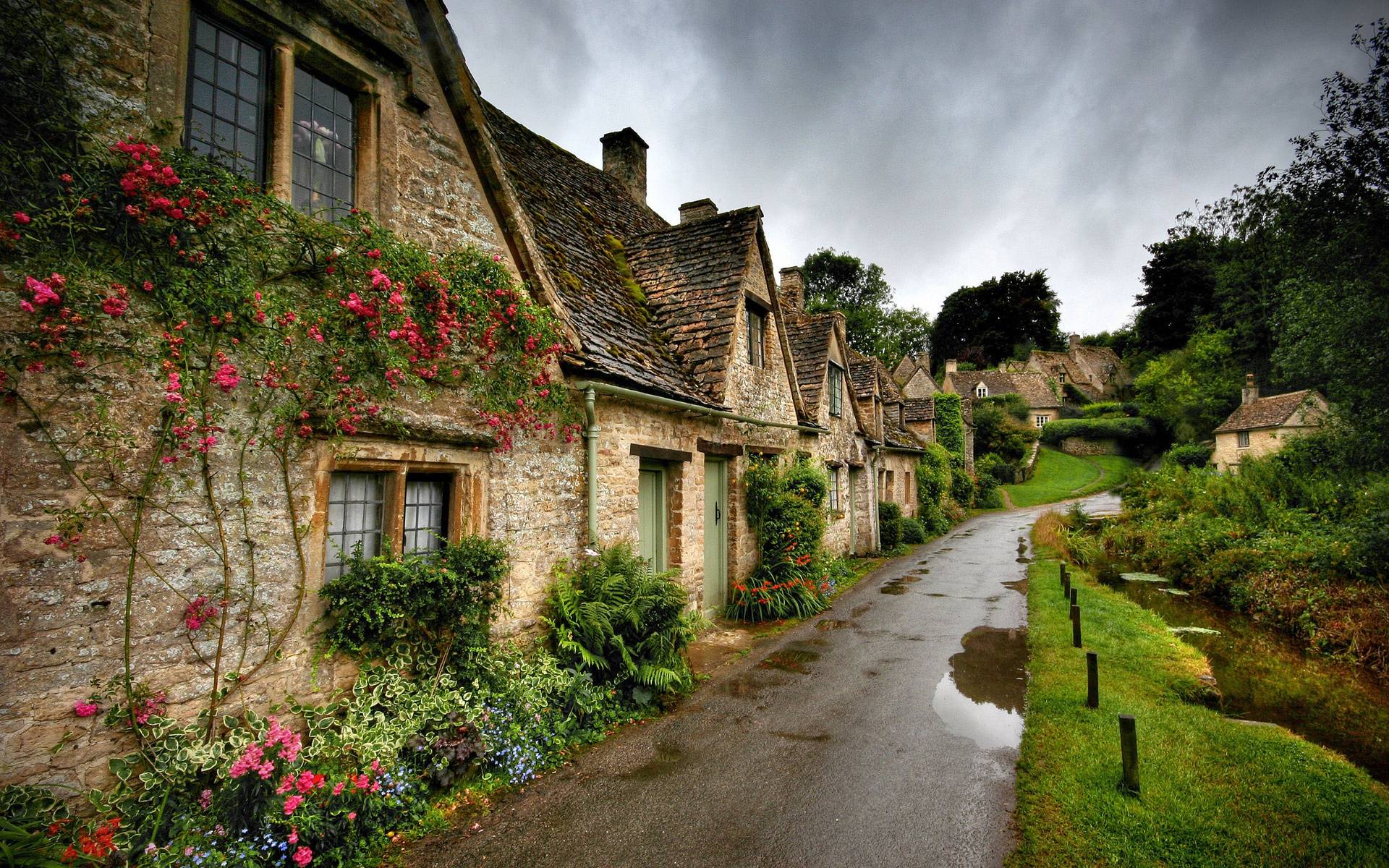 English Cottage Garden Wallpaper  English Cottage Garden Wa  Flickr