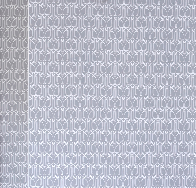 Gio Removable Wallpaper Silver Contemporary By