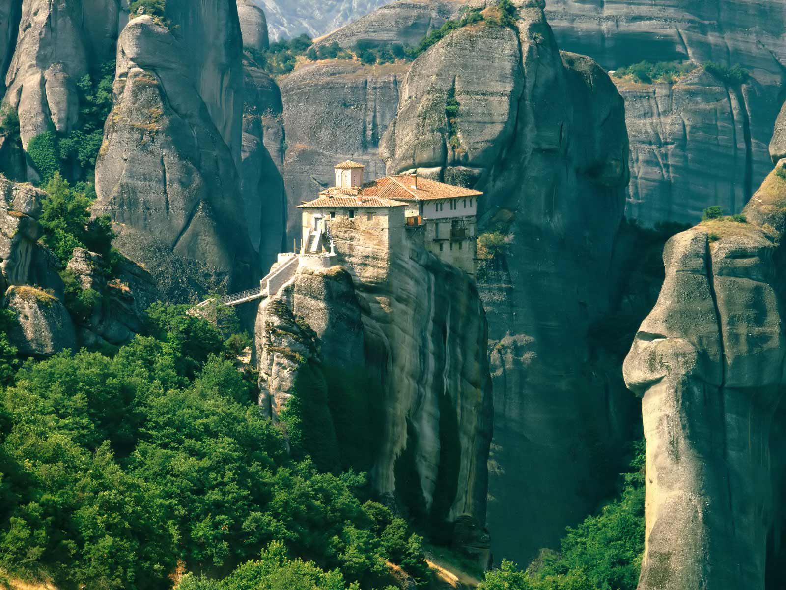 Meteora Greece Holiday Wallpaper High Quality