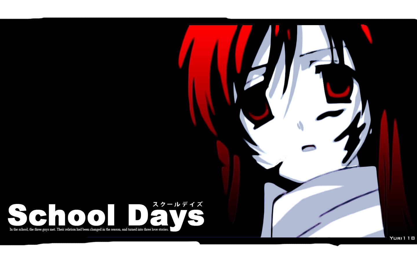 Anime School Days Wallpaper