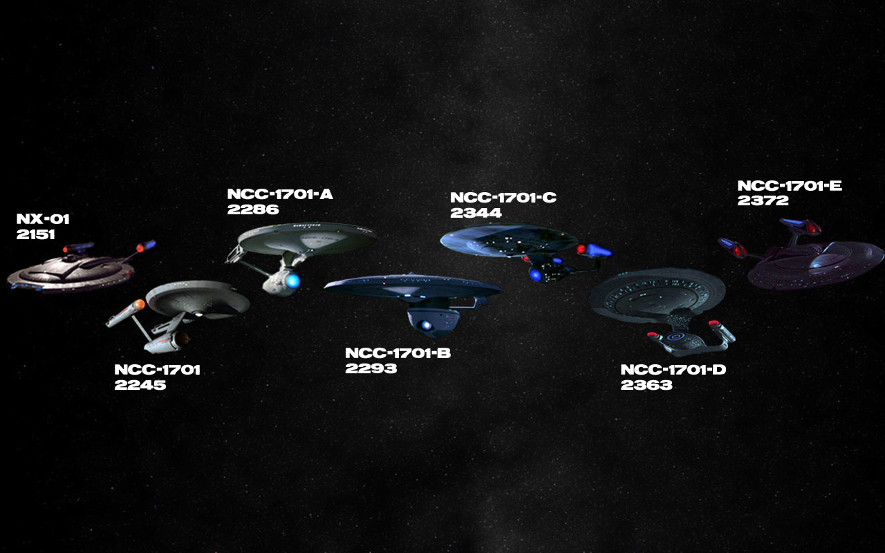 Star Trek Wallpaper Ships Timeline Uss