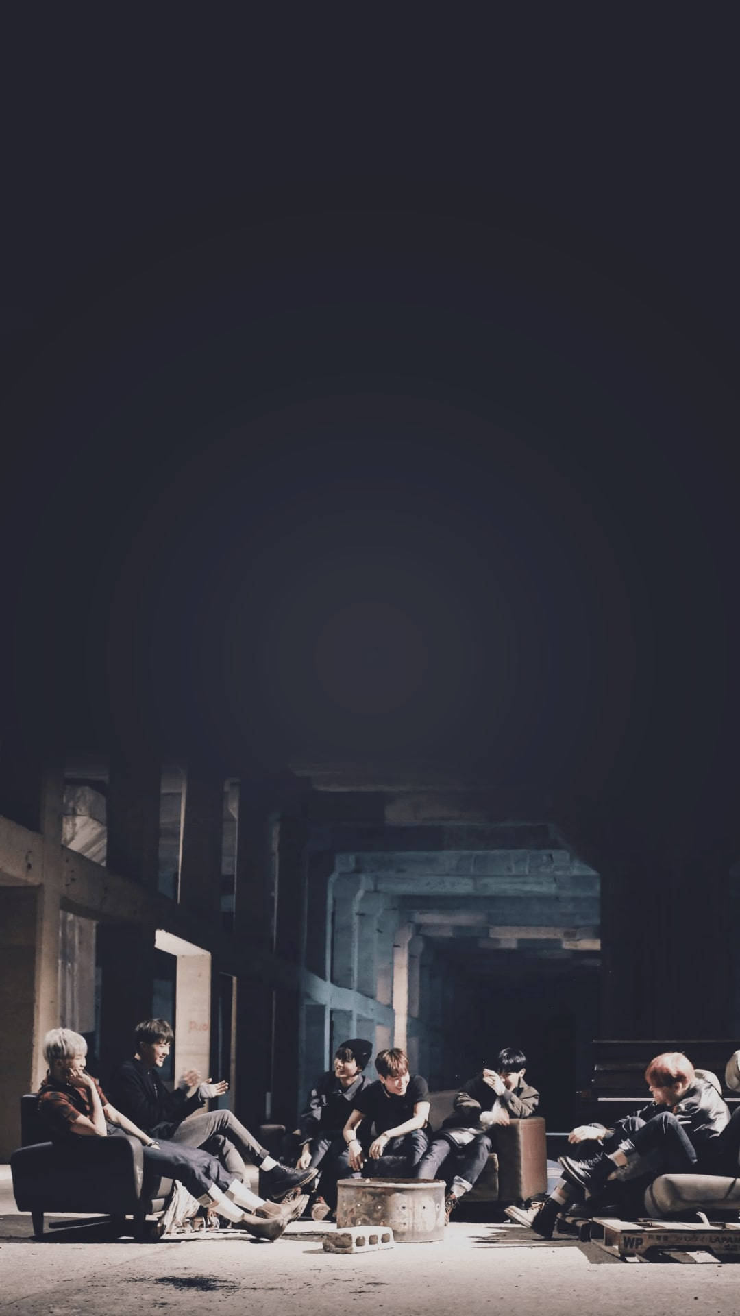Bts Black Wallpaper