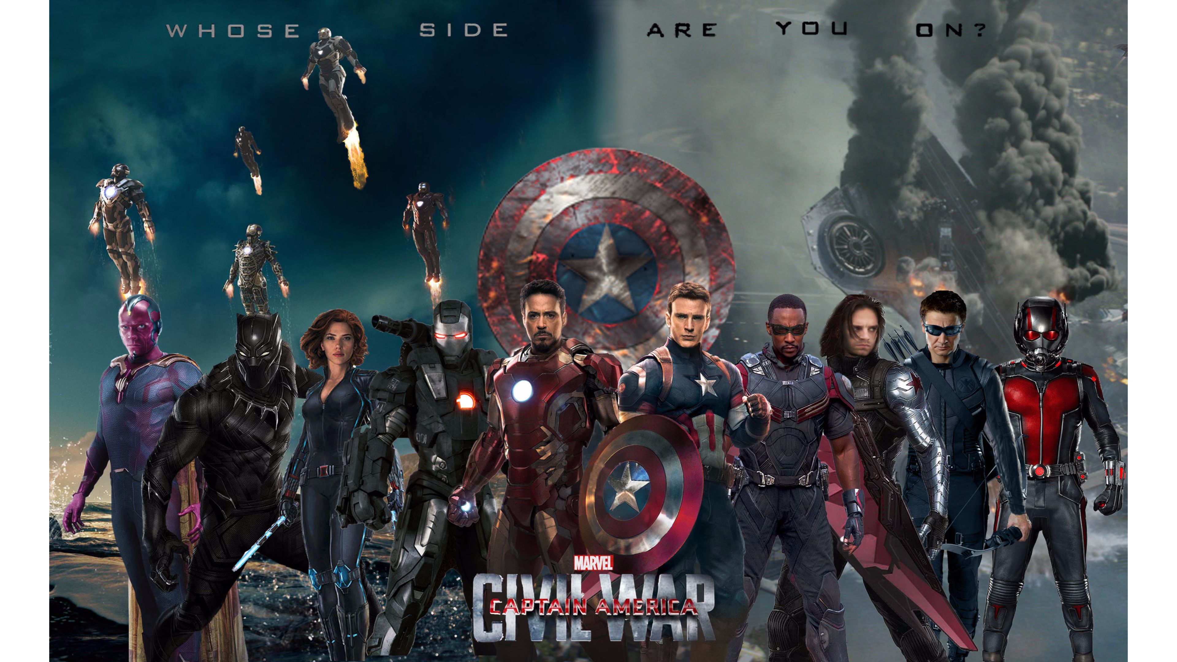 Captain America Civil War 4k Wallpaper Photo Festival